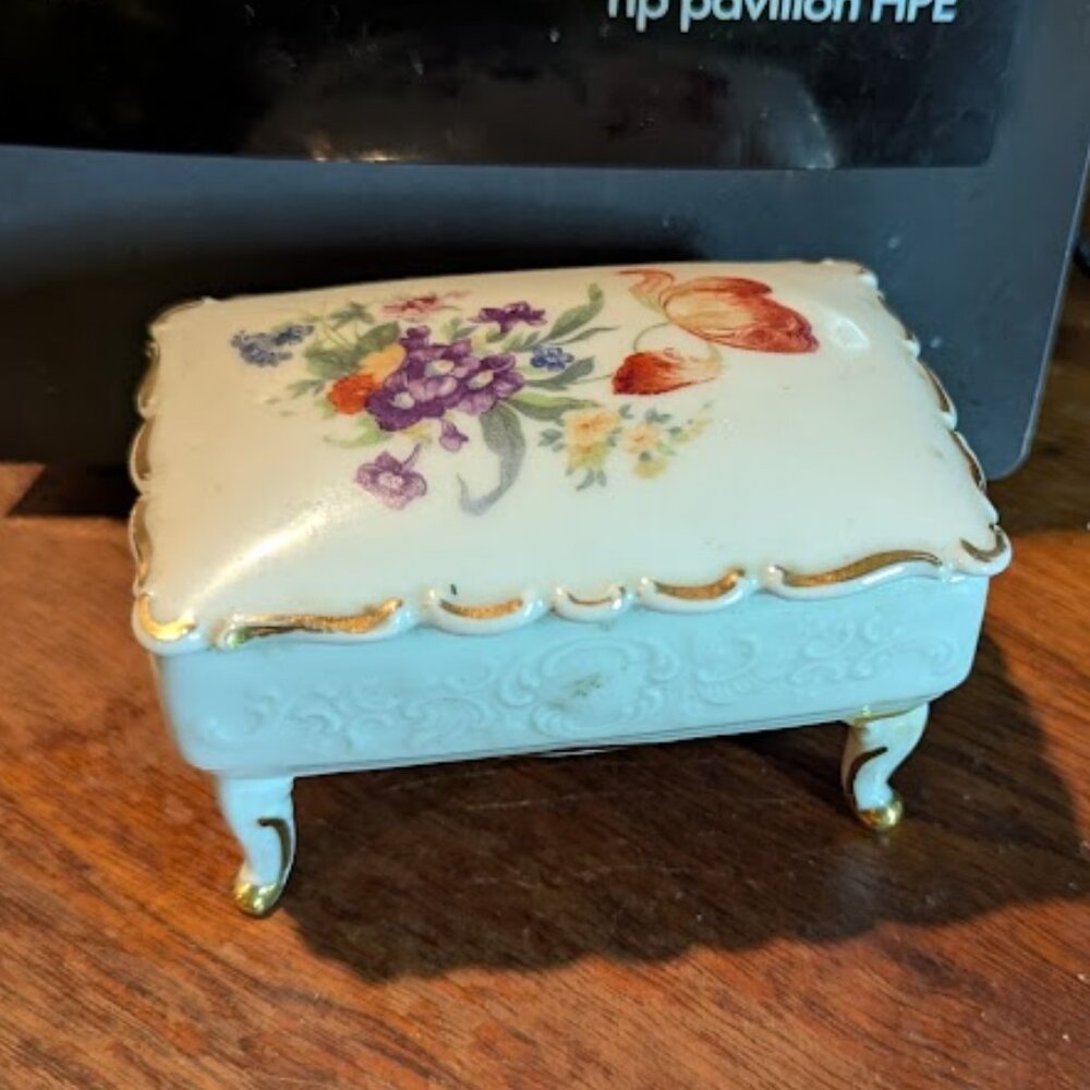 ISCO Germany Porcelain Candy Dish With Lid